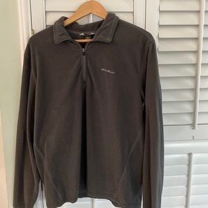 Eddie Bauer gray fleece. Men’s size large